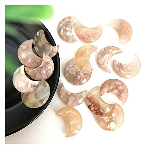 Flocon de neige naturel fleur de cerisier agate de collection - 4