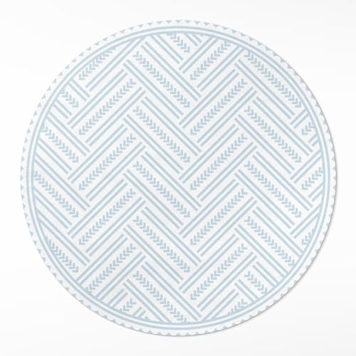 Tapis vinyle ø140 cm pour salon chambre intérieur maison déco de sol