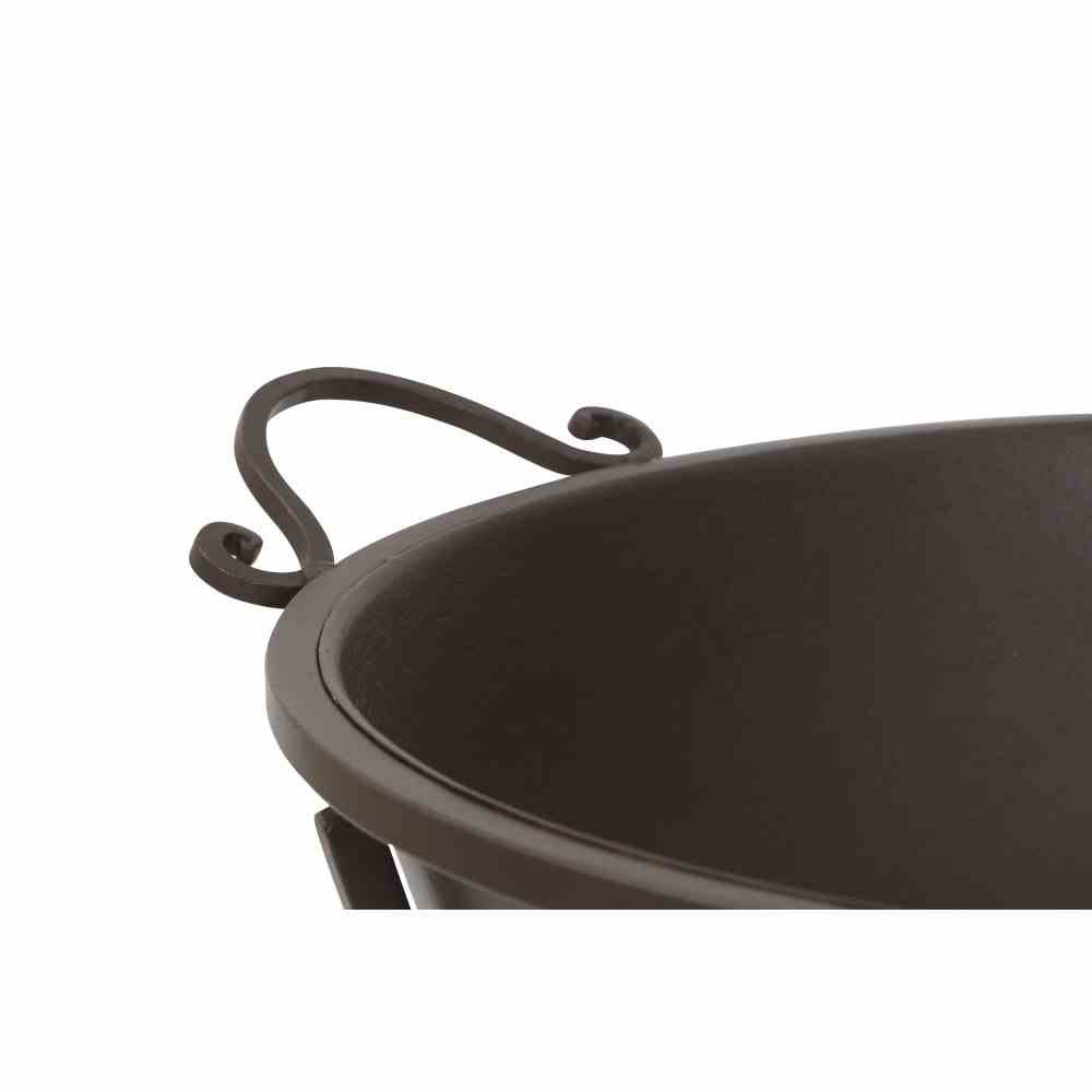 Siena Garden Braséro Effet Ancien 64,5 x 53,5 x 48,5 cm Marron Rouille