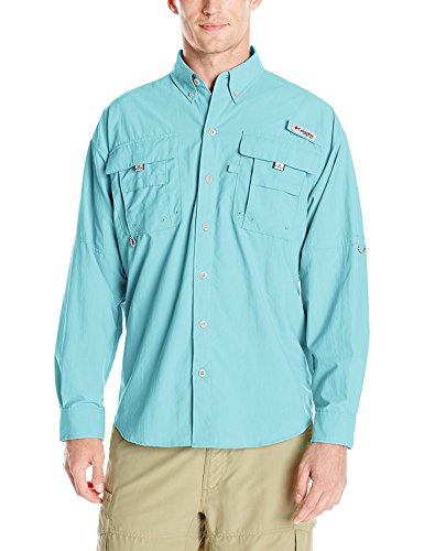 Chemise Bahama II Columbia PFG pour homme en bleu côtier taille XS