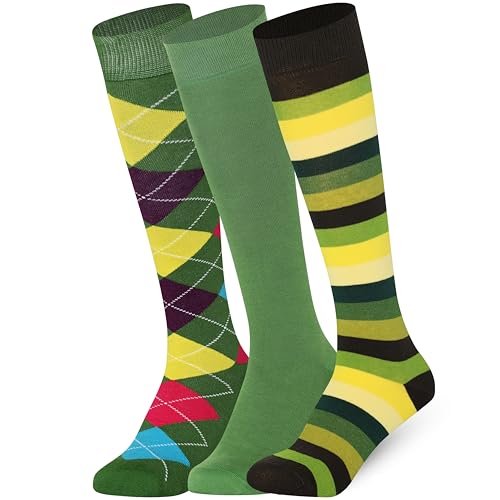 Image of Mysocks Unisex Extra Fine Combed Cotton Knee High Socks, Hand Linked Toe, Soft Latex Band