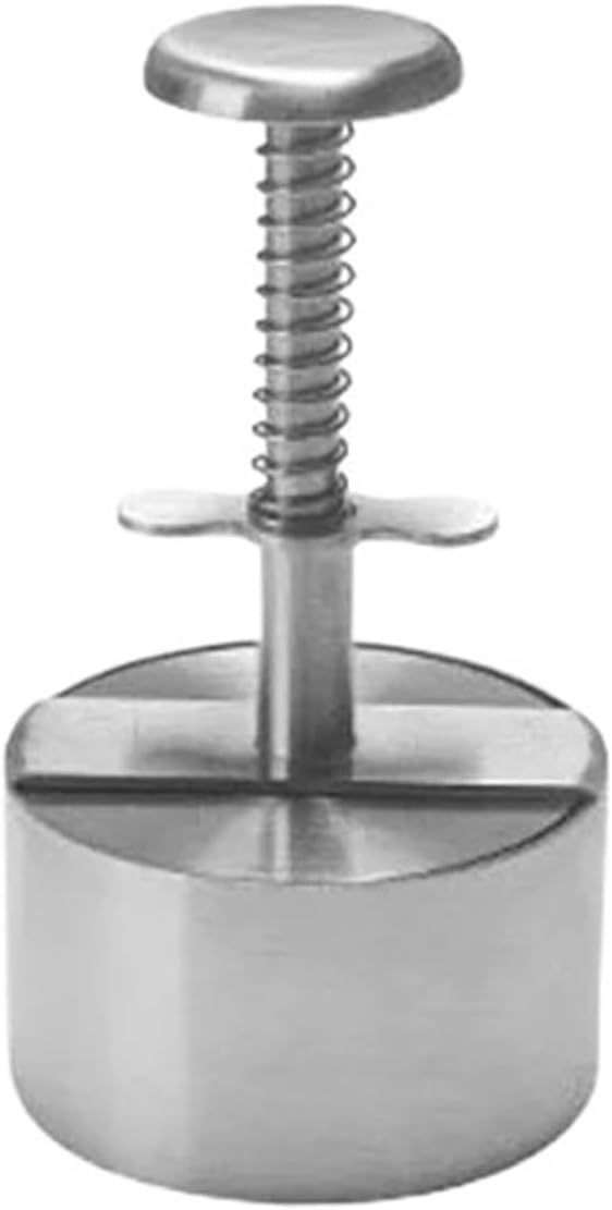 Press 304 Stainless Steel Manual Press Grill Griddle Tool Artifact Manual Press Grill Maker Mould (Color : 11.4cm)