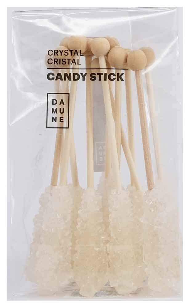 DAMUNE Bâtonnets de Sucre Candi Blanc – 60 Sticks