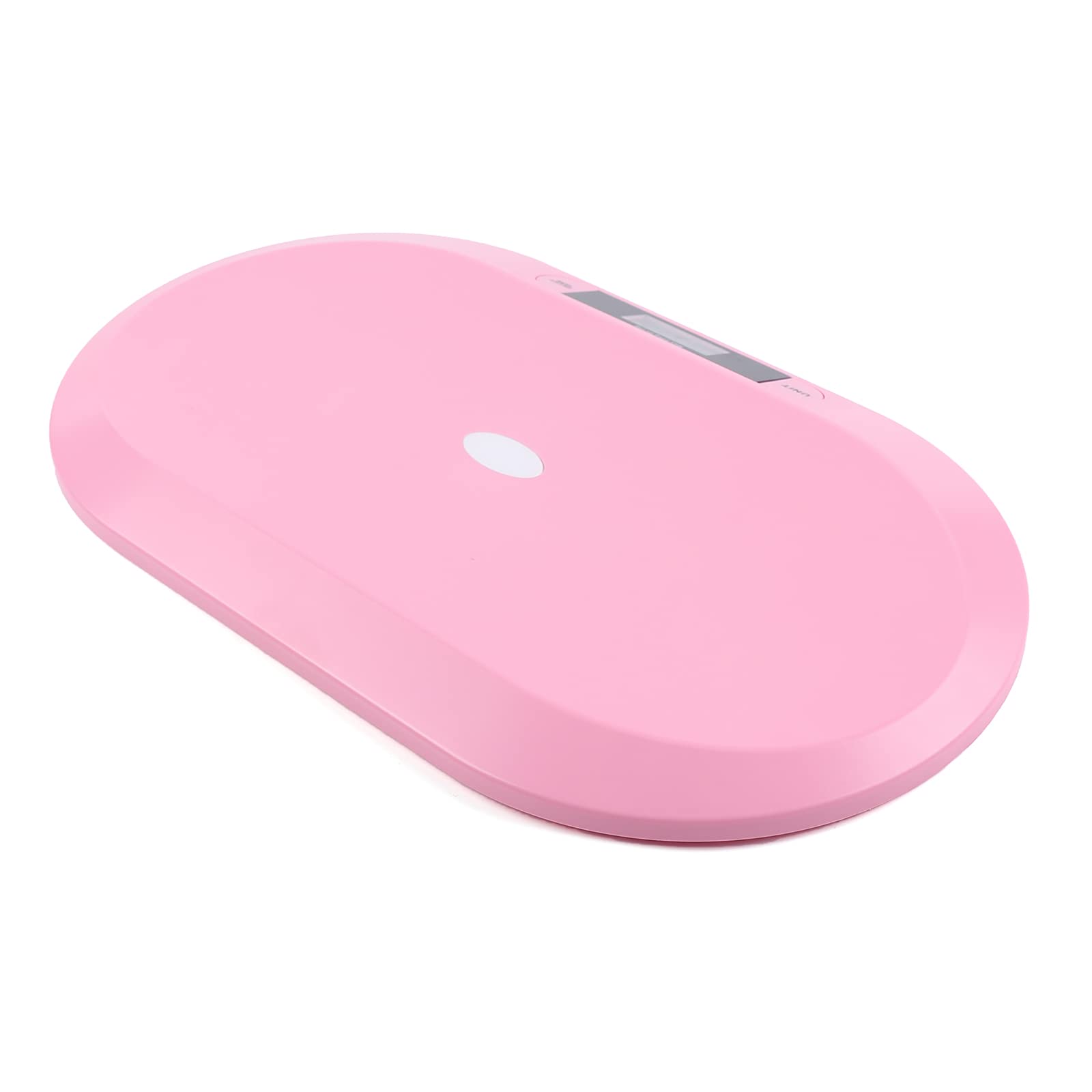 Báscula de bebé, báscula digital precisa para bebé, con pantalla LCD, rosa, pesa de animales multiusos, adecuada para pesar objetos menos de 20 kg, es adecuada para pesar bebés, gatos, perros, etc