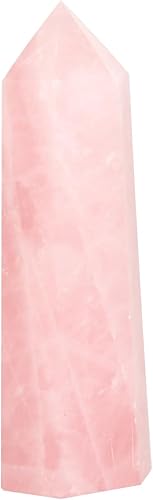Miniatura 2 de Varita de cristal de cuarzo rosa, 1 varita de cuarzo rosa de 2.8 a 3.1 pulgadas, cristal curativo de cuarzo rosa y piedras, caja de regalo