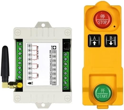 Wireless Remote Switch 2-Channel Remote Controller Switch with Limit Push Rod 315/433Mhz Transmitter for Lamp Fans - (Color: 315MHz Single RC)