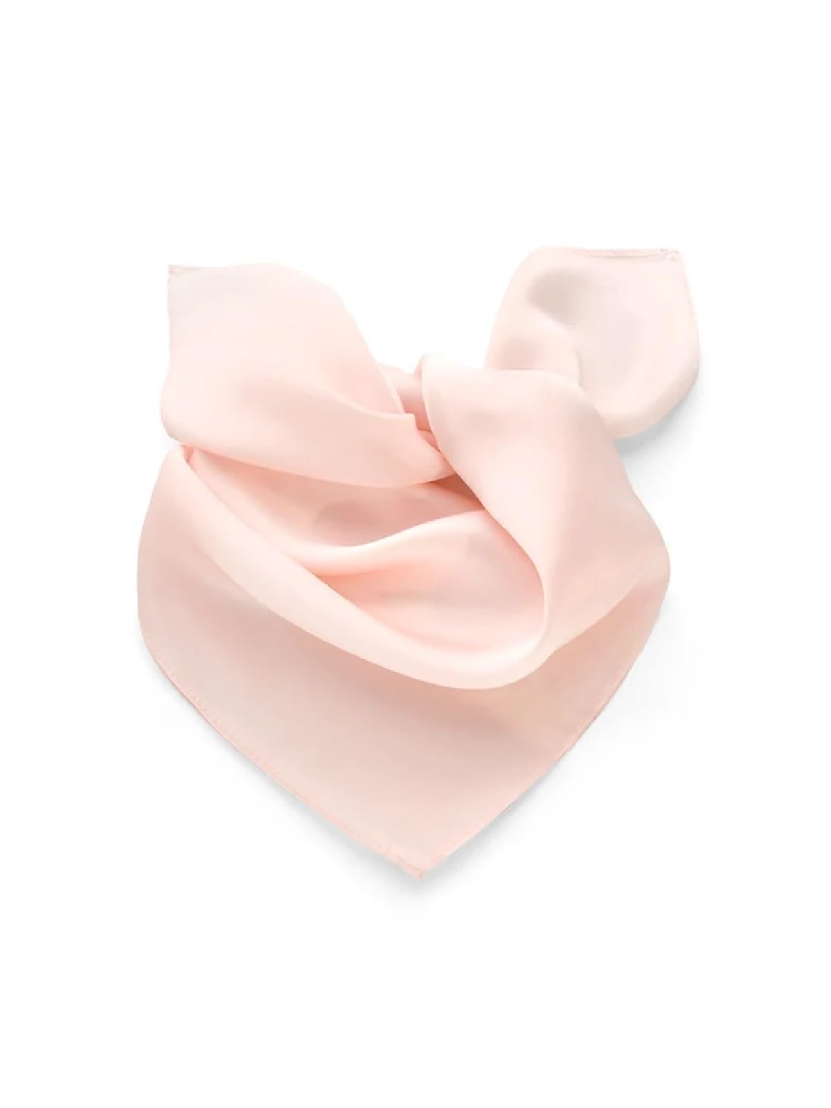 Pañuelo De Seda para El Cuello 2 uds Bufandas de Seda de Colores sólidos Bufanda de Mujer Primavera otoño Bufandas cuadradas pequeñas de Seda Real for niñas