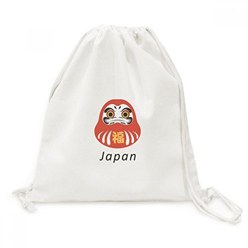 Toile Drawstring Backpack Japonais voyage et sorties en ville