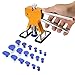 Beowanzk Kit di riparazione per ammaccature senza vernice per carrozzeria,kit di rimozione ammaccature per auto,frigorifero,strumenti con 1 leva di sollevamento a due leve e 18 ventose