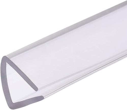 METALLIXITY Bordes de borde (16.4 pies), 1 unidad, sello en U de PVC para tira de sellado de borde de 0.394-0.472 in, para sellos de ventana de
