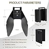 TOBUMO 4 Pack E-Track Wheel Chock for E-Track System |E Track Motorcycle Wheel chocks for Dirt Bikes|E-Track Accessories for Enclosed Trailer E-Track Wall Mount Motorcycle Tire for Garages Trailers