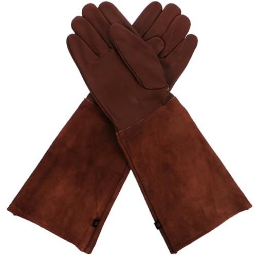 Sosoport 1 Paar Gartenhandschuhe Herren-arbeitshandschuhe Mit Grip Arbeitshandschuhe Für Kinder Kaminhandschuhe Arbeitshandschuhe Im Winter Winterhandschuhe Light Brown Kuh Im Zweiten Stock