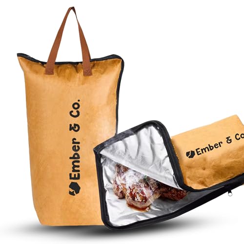 21in BBQ Meat Resting Blanket – Insulated Foil Wrap for Brisket, Ribs, Steak & More | Keeps Meat Hot & Juicy After Smoking | Heavy-Duty Reusable BBQ Blanket