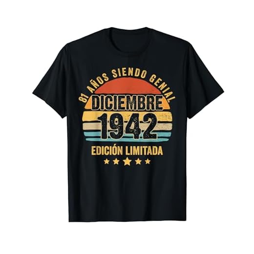 81 Años Cumpleaños Regalo Diciembre 1942 Diciembre 81 Años Camiseta