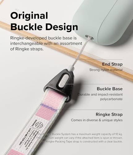 Image of Ringke Lanyard Design Strap Lettering Shoulder Neck Hand Wrist Designed for Cell Phone Cases, Keys, Cameras & ID QuikCatch Lanyard Adjustable String