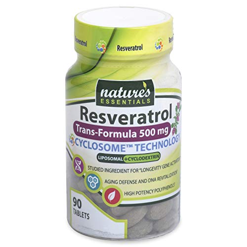 Vitamínicos, resvitale resveratrol 500mg Marca NATURE'S ESSENTIALS (2)