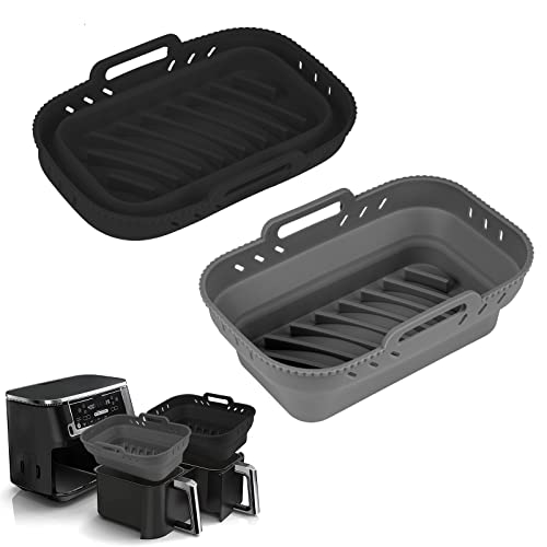 Panier silicone air fryer rectangulaire pour repas - 2