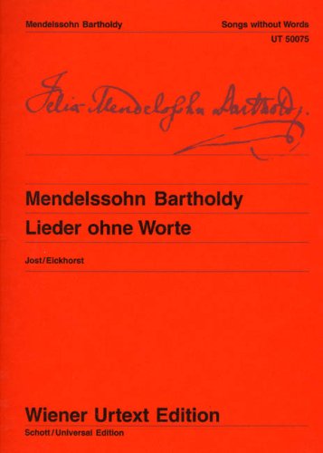 LIEDER OHNE WORTE PIANO      Sheet music – January 1, 2000