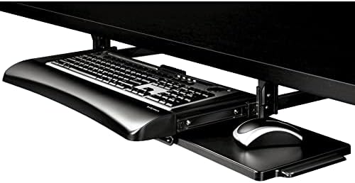 Fellowes Office Suites Underdesk Keyboard Drawer, Black/Silver (9140305)