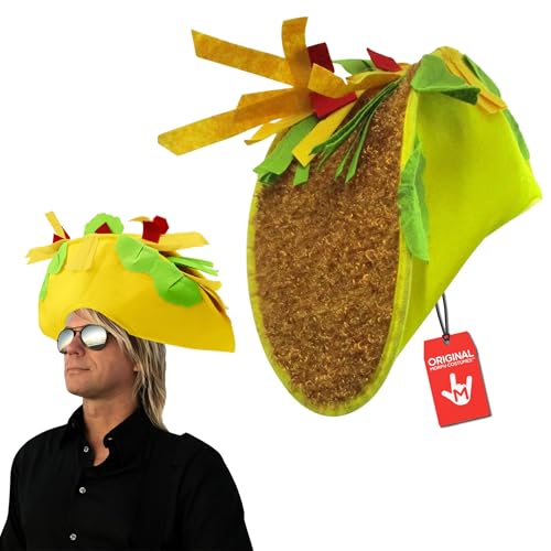 Nicky Bigs Novelties Taco Hat Taco Headband Tacos Costume Adult Funny Headband Funny Hat Crazy Hats Silly Hats For Adults