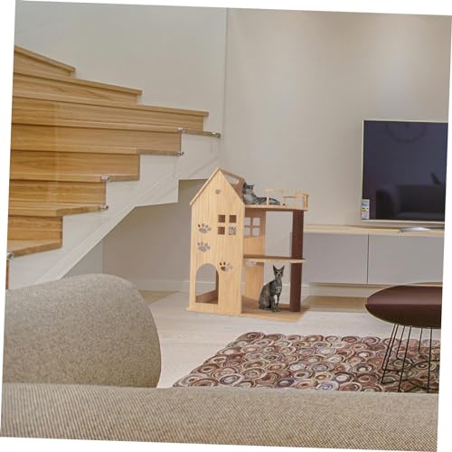 Planche à gratter et tapis pour arbre à chat Mipcase pour meuble mural - 7