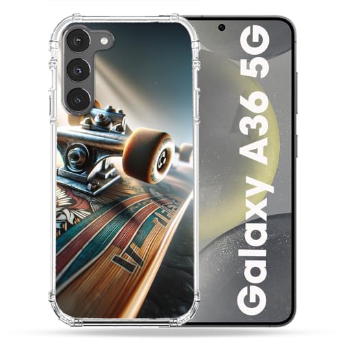 Coque Samsung Galaxy A36 5G antichoc motif planche skate