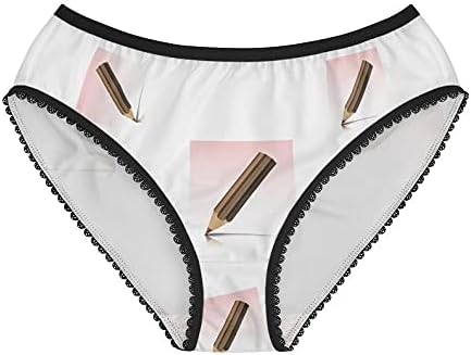 Pencil Panties, Pencil Underwear, Briefs, Cotton Briefs, Funny Underwear, Panties For Women