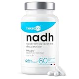 NADH 25mg - +2 Meses de Cura - Liberación Retardada Con DRcaps™ - Energía Celular y Metabolismo - Mejor Biodisponibilidad - Fabricado en Francia - 60 Cápsulas Vegetales - Vegano - Hexagon