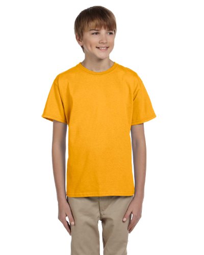 Fruit of the Loom Youth 5 oz. HD Cotton™ T-Shirt L GOLD
