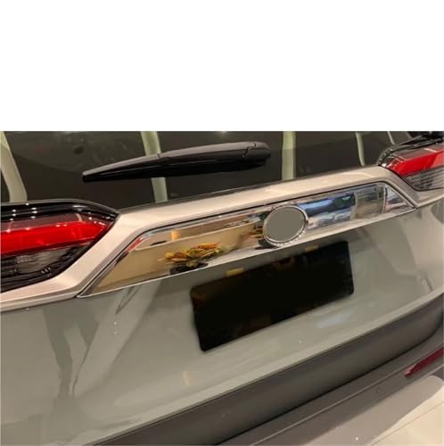 Embellecedor trasero brillante para maletero de Toyota RAV4 modelos 2019 a 2022 3