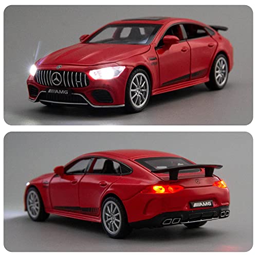 Image of VARIYA ENTERPRISE Metal Pull Back Diecast Car 1:32 Mercedes Amg Gt63 Pull Back Car Model With Sound Light Boys Gifts Toys For Kids?Pack Of 1?,Multicolor
