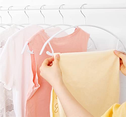 10 Pack Sweater Clothes Hanger No Shoulder Bump 42CM Wide Heavy Duty Coat Metal Hangers for Closet Non Slip PVC-Coating for Sweaters,Dresses,Jackets,Pants,Shirt - Image 4