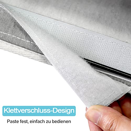 Fittoway Betttasche Bett Organizer Hängetasche Hochbett Aufbewahrungstasche für Buch, Magazin, Spielzeug, Handy, Kopfhörer (Grau) - Image 5