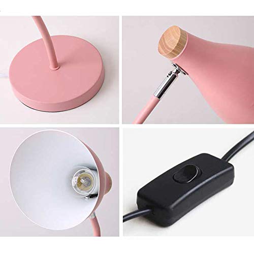Desk Light/Reading Lamp Modern Minimalist Table Lamp 5W Plug-In Table Lamp，Led Desk Lamp For Living Room Bedroom Study Room, Push Button Switch, 4 Colors, Warm Light Desk Lamps For Home Office ( Color #TOP2