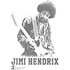 Jimi Hendrix 1963 Rock Guitarist Singer Songwriter Icon Jammin Faded T-Shirt - WHITE - Large #1