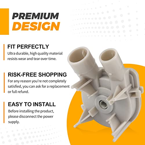 image for Techecook 3363394 Washing Machine Pump Replacement for Kenmore Maytag 