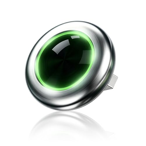 Yizro UFO-Shaped Wireless CarPlay Adapter Plug-and-Play converts Original Wired CarPlay to Wireless. Compatible with iPhone and Android Phones Equipped with Cool Light Strip Stable and Durable.