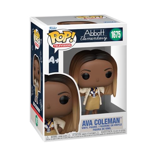 FUNKO Pop! TV: Ae - AVA Coleman - Abbot Elementary - Figura de Vinilo Coleccionable - Idea de Regalo - Mercancia Oficial - Juguetes para Niños y Adultos - TV Fans - Muñeco para Coleccionistas