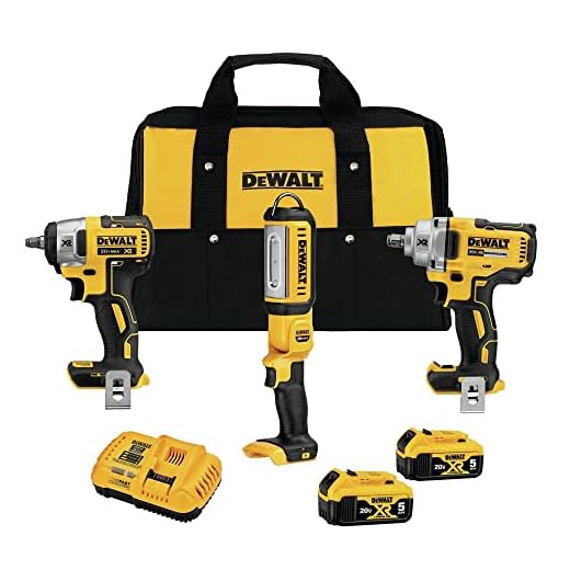 DEWALT DCK302P2 20V MAX* XR® 3-Tool Automotive Combo Kit