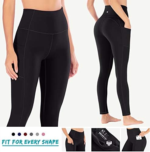 High Waisted Ewedoos Yoga Leggings with Pockets for Women - Image 3
