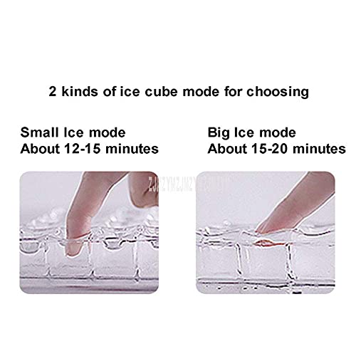 Fabricadora portátil de cubitos de hielo para mesada miniatura 2