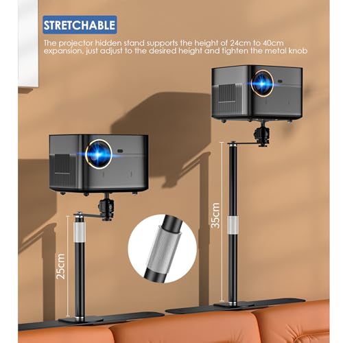 Projector Stand, Bedside Sofa Stand, Projector Tripod Stand, Adjustable Height 9 to 16 Inch - Image 3