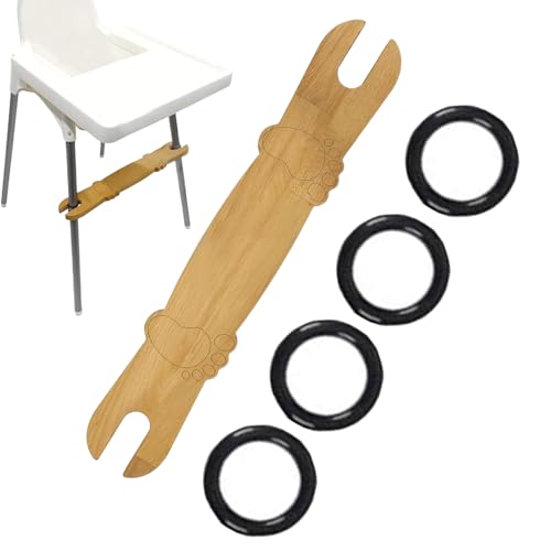Reposapiés Para Trona De Bebé - Reposapiés De Madera Para Asiento,Antideslizante, Ergonómico, Artículos Para Bebé, Muebles Infantiles Para Comer En Casa