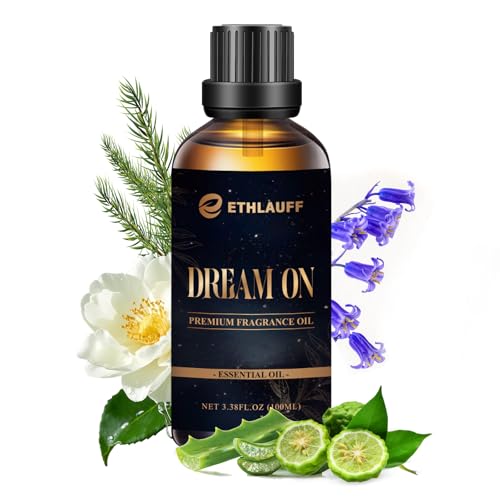 Hotel Diffuser Oil - Dream On Scent - Luxury Aromatherapy Scent Diffuser Oil - Hints of Bright White Tea Sweet Bluebell & Earthy Cedar - Hotel Fragrance Oil for Home 100mL