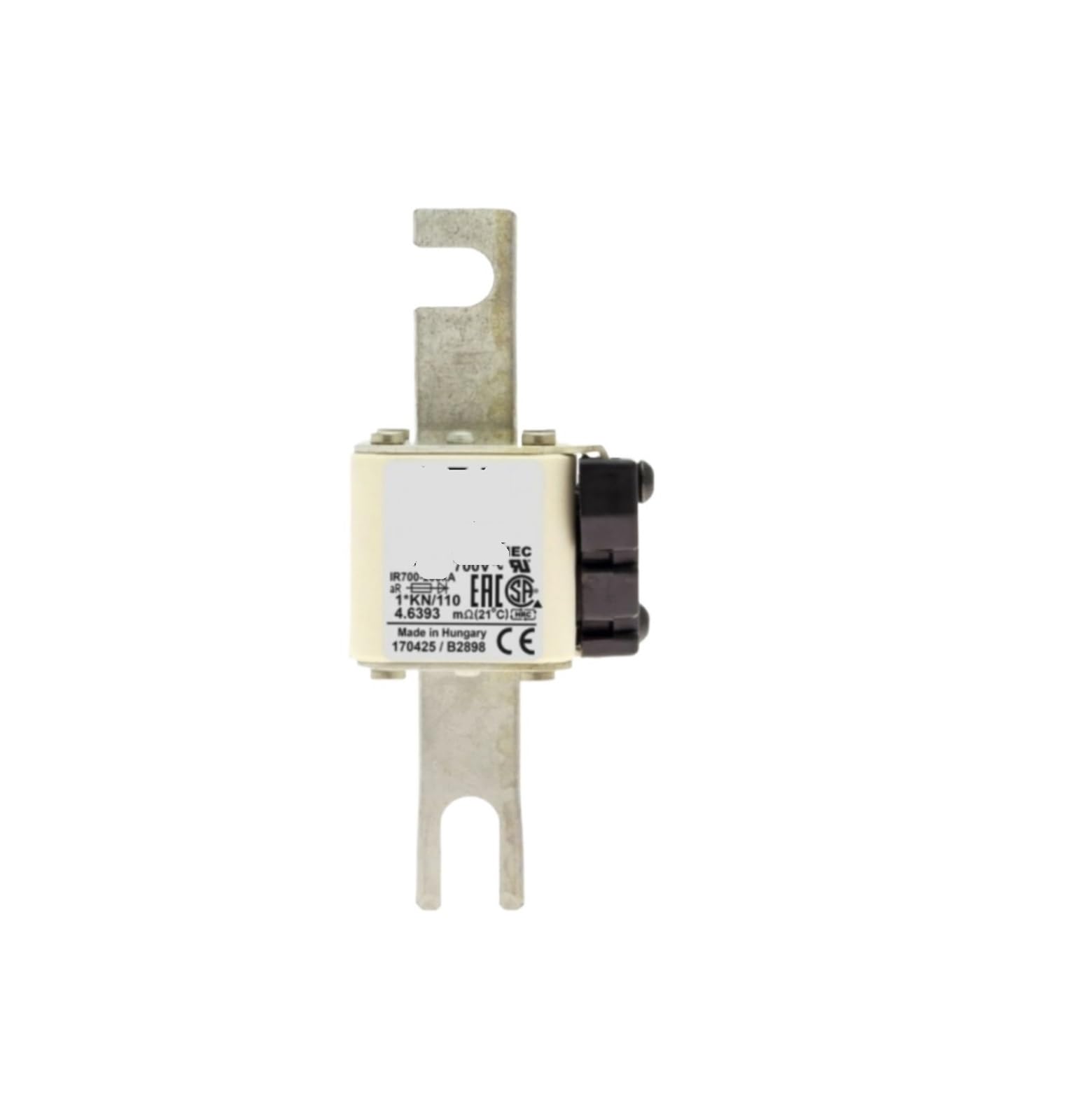 Fusible 170M3261 de haute precision mecanique avec corps en ceramique robuste