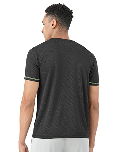 Image of PUMP'D Athleisure Men's T-Shirt for Gym -Overall Print, DryTech, Anti-Odor, Lightweight, Soft Seams, UV Protect | Workout Tshirts for Everyday Comfort for Man | Running | Active Lifestyle for Man