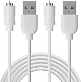 Mailink Magnetic Charging Cables, Replacement USB DC Charger Cable, USB Adapter Charging Cord for Compatible Devices (2)