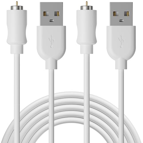 Mailink Magnetic Charging Cables, Replacement USB DC Charger Cable, USB Adapter Charging Cord for Compatible Devices (2)