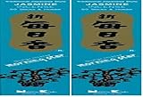 Morning Star Incense Jasmine, 50 Sticks with Ceramic Incense Holder, Key Note: Jasmine, Japanese Style Incense, Nippon Kodo (Pack of 2)
