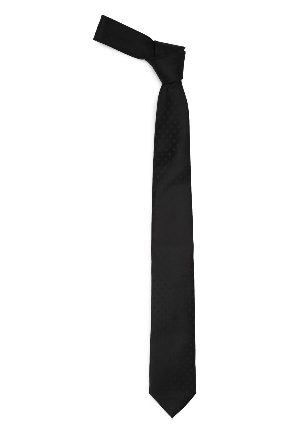 louis philippe Men Black Textured Tie-picture-36